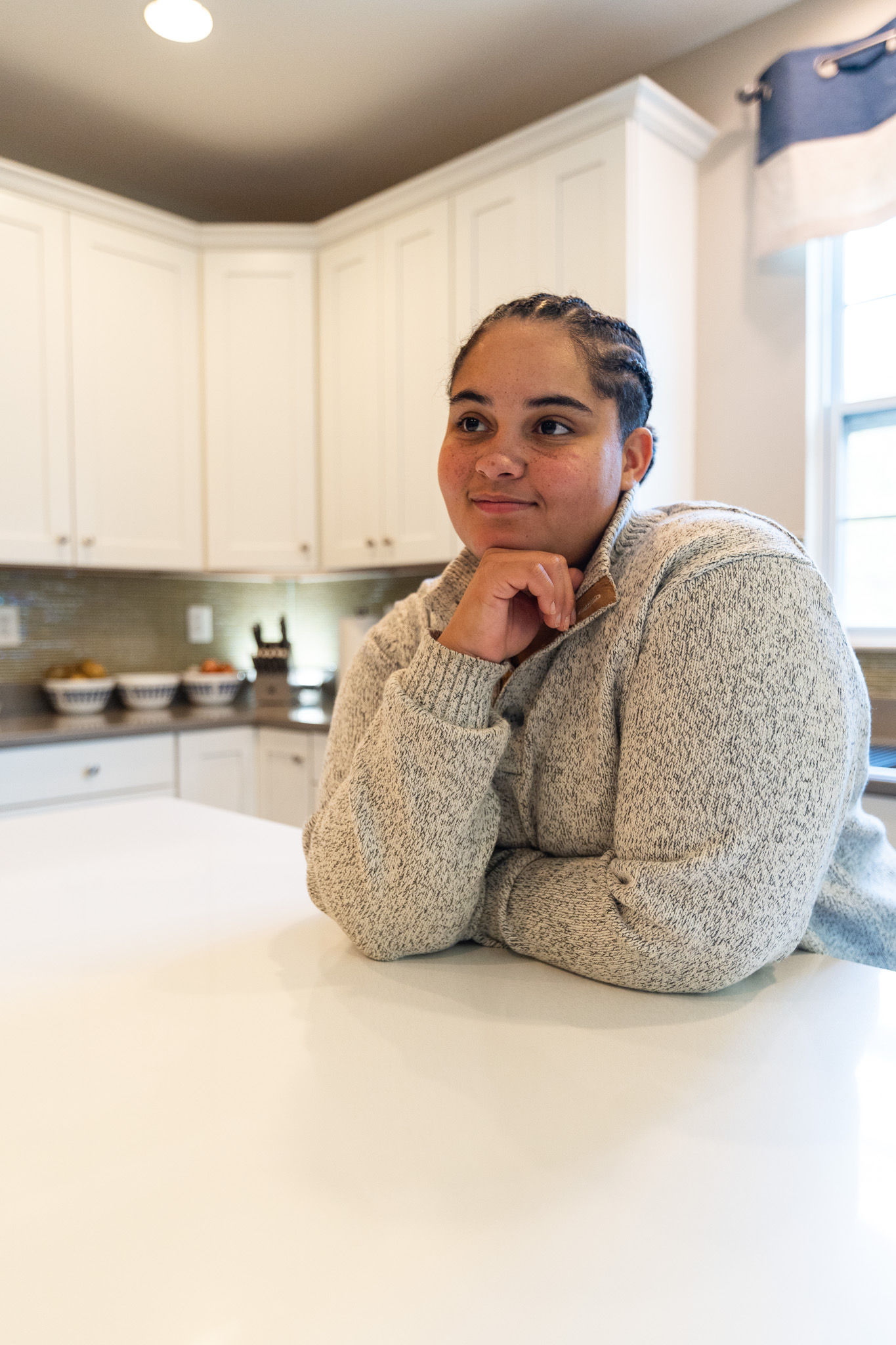 Nicole Gantt at a client's home